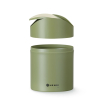 Mini poubelle de table professionnelle 1,2L, couvercle pivotant, m&eacute;tal vert - Hendi