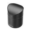 Mini Poubelle de Table M&eacute;tal Noir 1,2L avec Couvercle Pivotant Amovible - Hendi