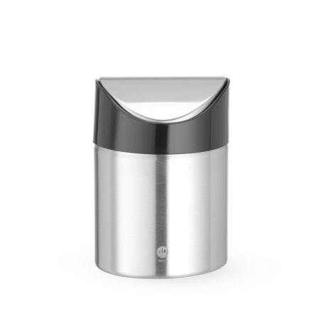 Poubelle de Table Inox avec Couvercle Balan&ccedil;oire, ⌀95x(H)130mm - Hendi