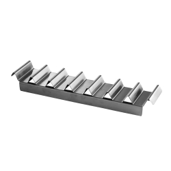 Support Inox pour 7 Sandwiches et Hot-Dogs, 475x105x60mm - Hendi