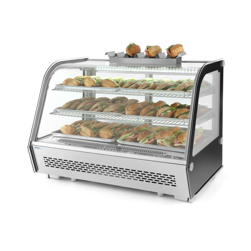 Support Inox pour 7 Sandwiches et Hot-Dogs, 475x105x60mm - Hendi