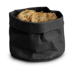 Sac Kraft Alimentaire Lavable Noir 170x170x150mm - Hendi