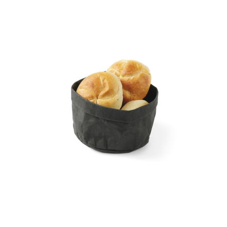 Sac Kraft Alimentaire Lavable Noir 170x170x150mm - Hendi