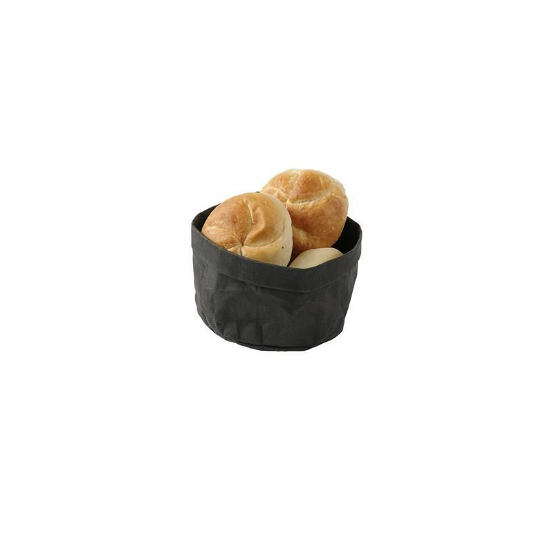 Sac Kraft Alimentaire Lavable Noir 170x170x150mm - Hendi