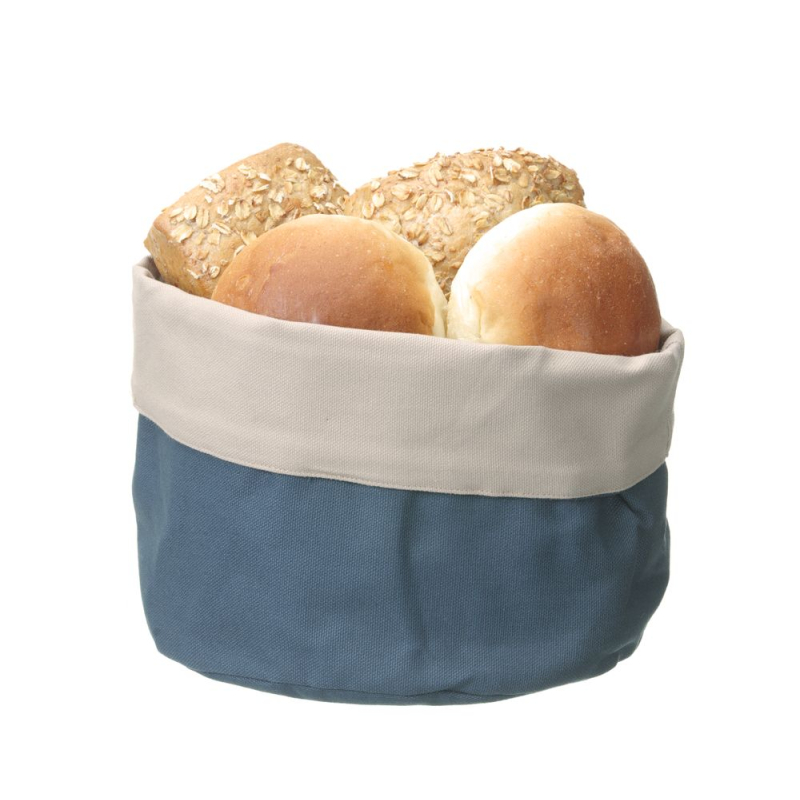 Sac &agrave; pain rond en coton durable gris fonc&eacute; ⌀200x(H)200mm - Hendi