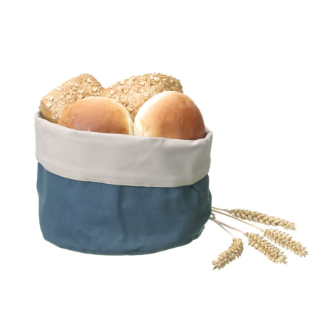 Sac &agrave; pain rond en coton durable gris fonc&eacute; ⌀200x(H)200mm - Hendi