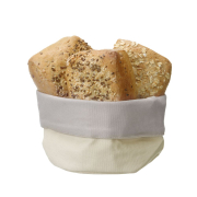 Sac &agrave; pain rond en coton durable Beige ⌀200x(H)200mm - Hendi