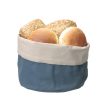 Sac &agrave; pain rond en coton durable, Gris fonc&eacute;, ⌀150x150mm - Hendi