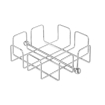 Porte-serviettes professionnel chrom&eacute; 190x190mm - Hendi