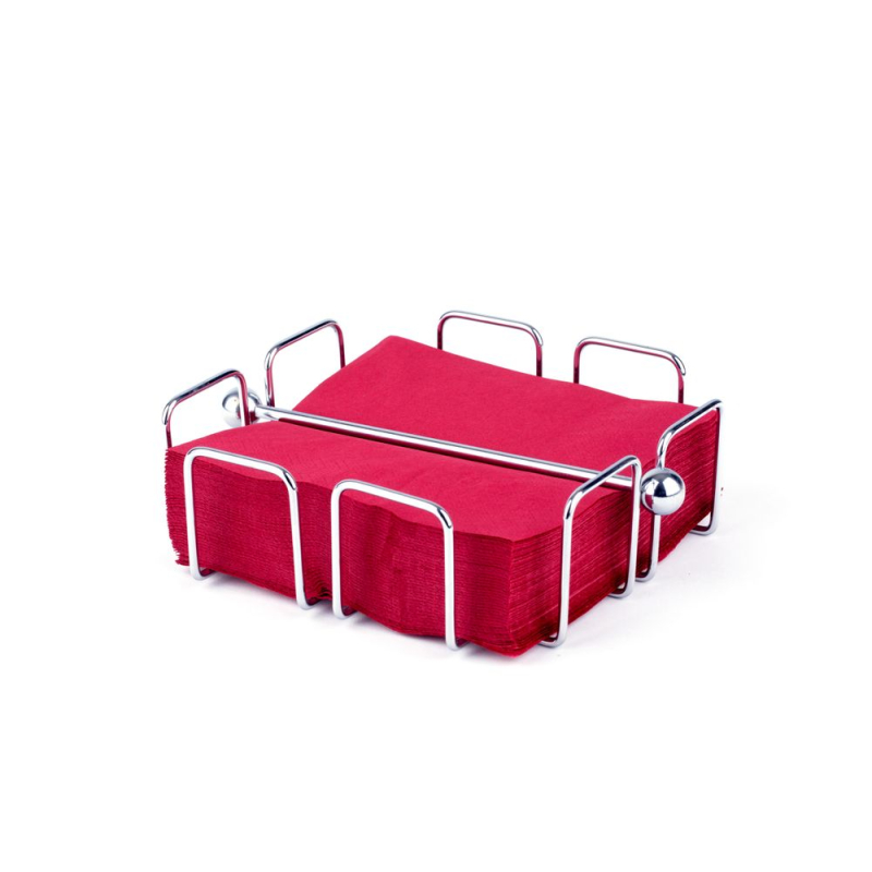 Porte-serviettes professionnel chrom&eacute; 190x190mm - Hendi