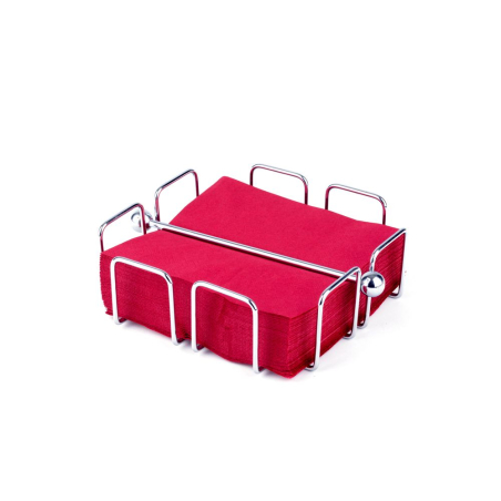 Porte-serviettes professionnel chrom&eacute; 190x190mm - Hendi