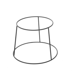 R&eacute;hausseur pour corbeille inox, diam&egrave;tre 250mm, hauteur 180mm - Hendi