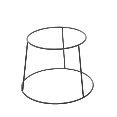 R&eacute;hausseur pour corbeille inox, diam&egrave;tre 250mm, hauteur 180mm - Hendi