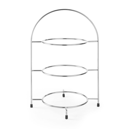 Pr&eacute;sentoir &agrave; assiettes professionnel pour max. &Oslash; 275 mm, 290x290x(H)440mm - Hendi
