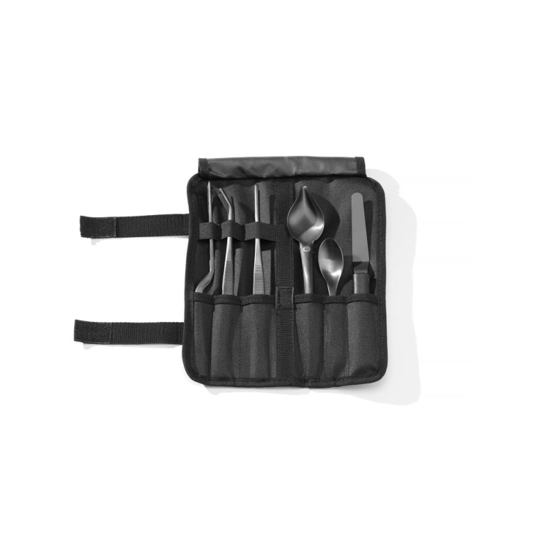 Set de Dressage Chef Professionnel 6 Pi&egrave;ces Noir Acier Inoxydable - Hendi