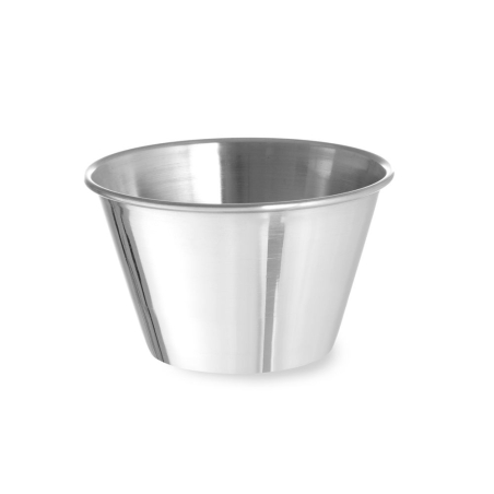 Lot de 12 Ramequins en Acier Inoxydable ⌀85mm, Lave-Vaisselle Professionnel - Hendi