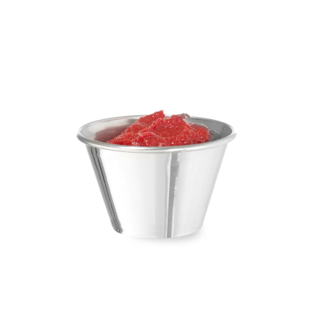 Ramequins Inox Professionnels, 12 Pi&egrave;ces, Diam&egrave;tre 62mm, Hauteur 40mm - Hendi