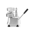 Presse &agrave; hamburgers professionnelle, diam&egrave;tre 130 mm, aluminium anodis&eacute; - Hendi