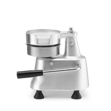 Presse &agrave; hamburgers professionnelle, diam&egrave;tre 130 mm, aluminium anodis&eacute; - Hendi