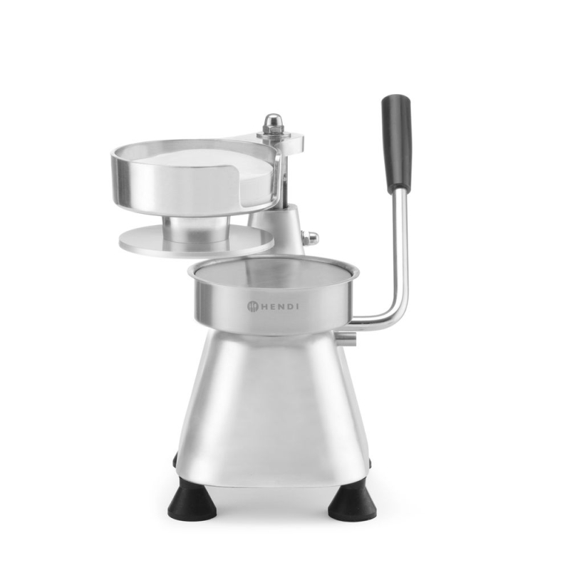 Presse &agrave; hamburgers professionnelle, diam&egrave;tre 130 mm, aluminium anodis&eacute; - Hendi