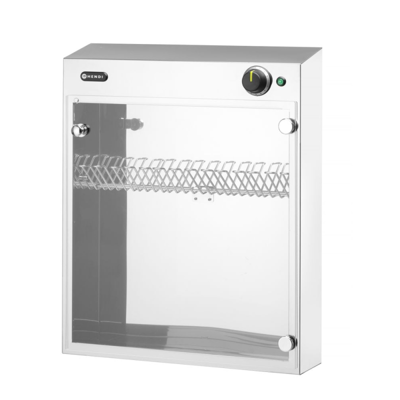 St&eacute;rilisateur UV Professionnel Couteaux Inox Minuteur 14 Pi&egrave;ces - Hendi