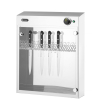 St&eacute;rilisateur UV Professionnel Couteaux Inox Minuteur 14 Pi&egrave;ces - Hendi