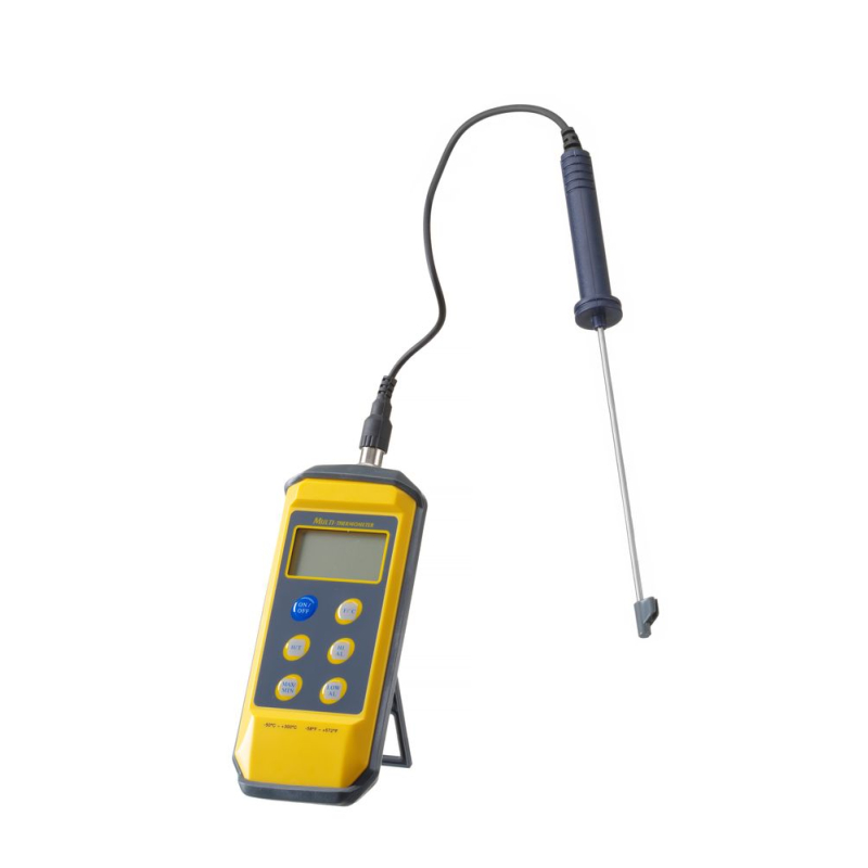 Thermom&egrave;tre de cuisine professionnel avec sonde, -50&deg;C &agrave; +300&deg;C, fonction min/max - Hendi