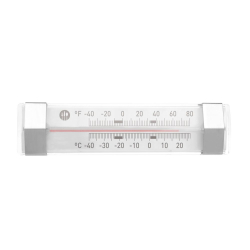 Thermom&egrave;tre professionnel pour r&eacute;frig&eacute;rateur/cong&eacute;lateur, plage -40&deg;C &agrave; 20&deg;C, horizontal - Hendi
