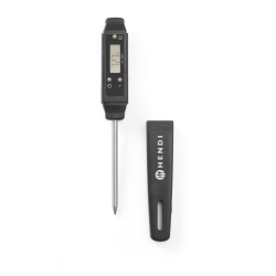 Thermom&egrave;tre de poche digital professionnel -40 &ordm;C &agrave; 200 &ordm;C, Sonde Inox - Hendi