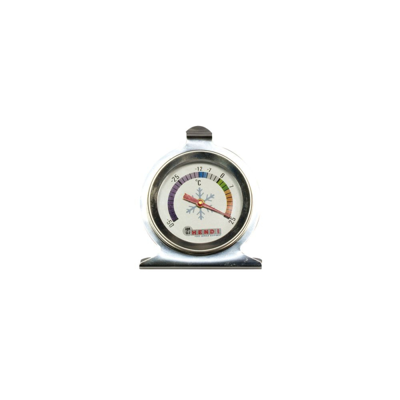 Thermom&egrave;tre R&eacute;frig&eacute;rateur Professionnel Inox -50&deg;C &agrave; +25&deg;C - Hendi