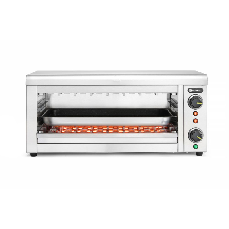 Salamandre professionnelle Quartz infrarouge GN 1/1, 3645W - Hendi