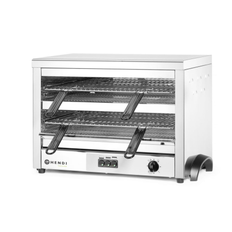 Salamandre Grille-Pain Professionnelle Quartz MAXI GN 1/1, 400V/4500W, 682x528x455mm - Hendi