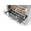 Toaster &Eacute;lectrique Professionnel Double Niveau 6 Pinces 3000W Inox - Hendi