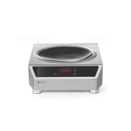 Wok &agrave; induction Professionnel 3500W Profi Line, Unit&eacute; d'Induction - Hendi
