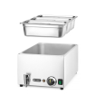 Set Bain-marie &eacute;lectrique GN 1/1 avec robinet vidange et 3 bacs GN 1/3 &ndash; RANGER - Hendi