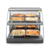 Vitrine chauffante de comptoir &agrave; quartz deux niveaux pour bacs GN - Hendi