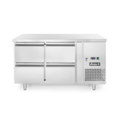 R&eacute;frig&eacute;rateur Comptoir Professionnel 4 Tiroirs Profi Line 280L - Hendi