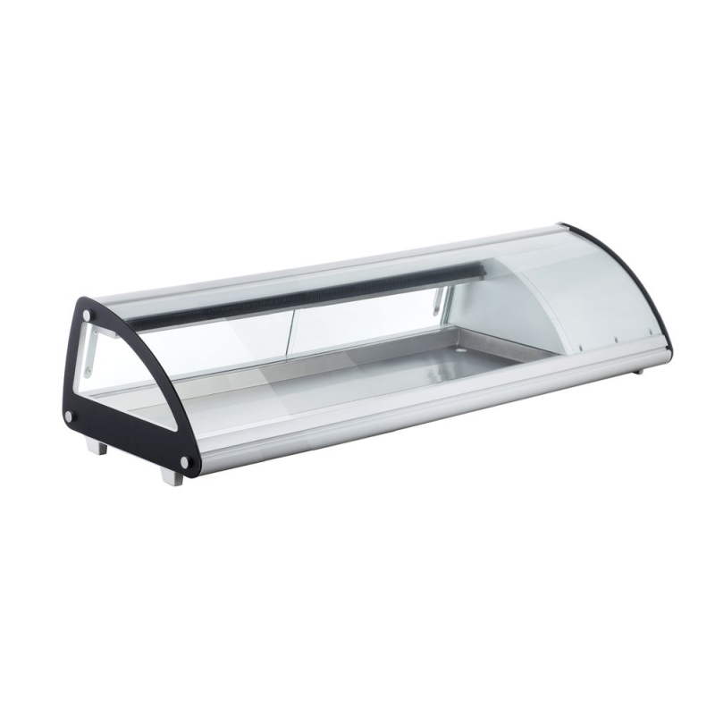 Vitrine r&eacute;frig&eacute;r&eacute;e professionnelle pour sushis 5x GN 1/3, Arktic - Hendi