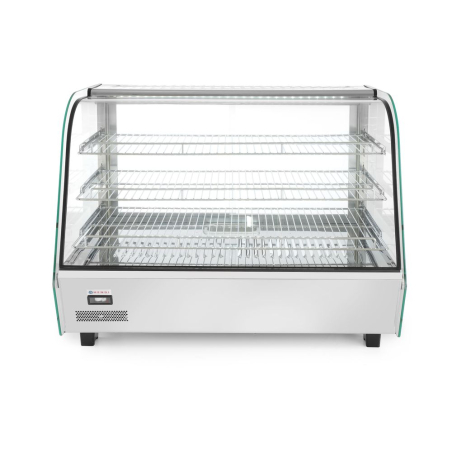 Vitrine de table chauffante professionnelle 160 litres, 30-90&deg;C - Hendi