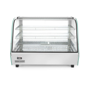 Vitrine de table chauffante professionnelle 160 litres, 30-90&deg;C - Hendi