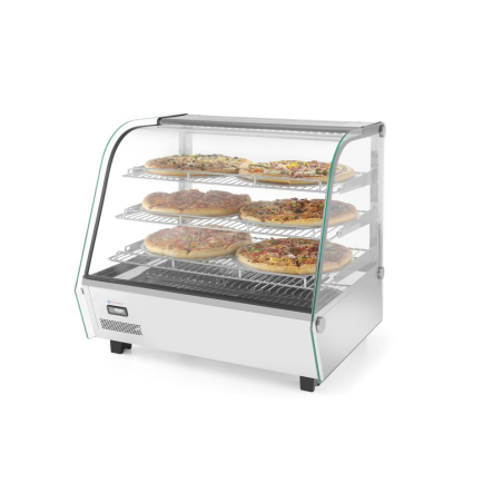 Vitrine de table chauffante professionnelle 120L 30-90&deg;C - Hendi