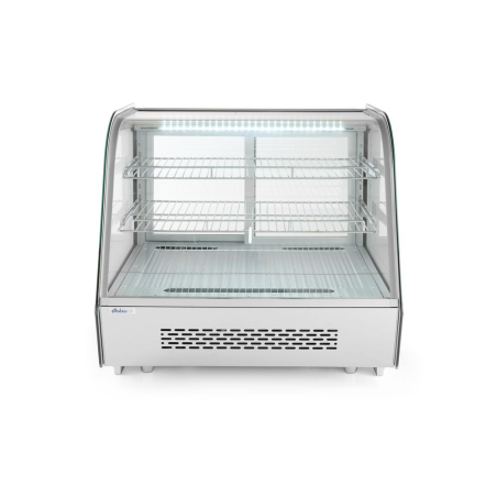 Vitrine de pr&eacute;sentation r&eacute;frig&eacute;r&eacute;e Arktic 120L, double vitrage, LED, 707x570x(H)680mm - Hendi