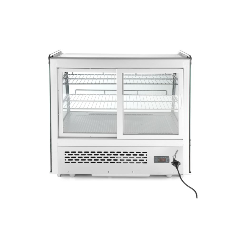 Vitrine de pr&eacute;sentation r&eacute;frig&eacute;r&eacute;e Arktic 120L, double vitrage, LED, 707x570x(H)680mm - Hendi