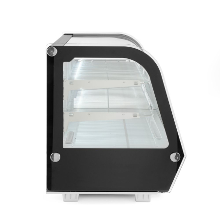 Vitrine de pr&eacute;sentation r&eacute;frig&eacute;r&eacute;e Arktic 120L, double vitrage, LED, 707x570x(H)680mm - Hendi