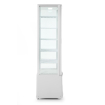 Vitrine r&eacute;frig&eacute;r&eacute;e professionnelle Arktic 270L, 0-6&deg;C, Blanc - Hendi