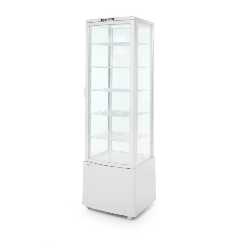 Vitrine r&eacute;frig&eacute;r&eacute;e professionnelle Arktic 270L, 0-6&deg;C, Blanc - Hendi