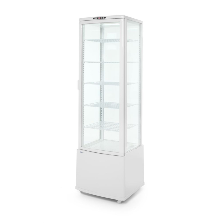 Vitrine r&eacute;frig&eacute;r&eacute;e professionnelle Arktic 270L, 0-6&deg;C, Blanc - Hendi