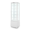 Vitrine r&eacute;frig&eacute;r&eacute;e professionnelle Arktic 270L, 0-6&deg;C, Blanc - Hendi