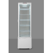 Vitrine r&eacute;frig&eacute;r&eacute;e professionnelle Arktic 270L, 0-6&deg;C, Blanc - Hendi