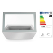 Vitrine R&eacute;frig&eacute;r&eacute;e N&eacute;gative Professionnelle pour Cr&egrave;me Glac&eacute;e - Cong&eacute;lateur Statistique -25&deg;C, 4 Bacs 5L - Hendi
